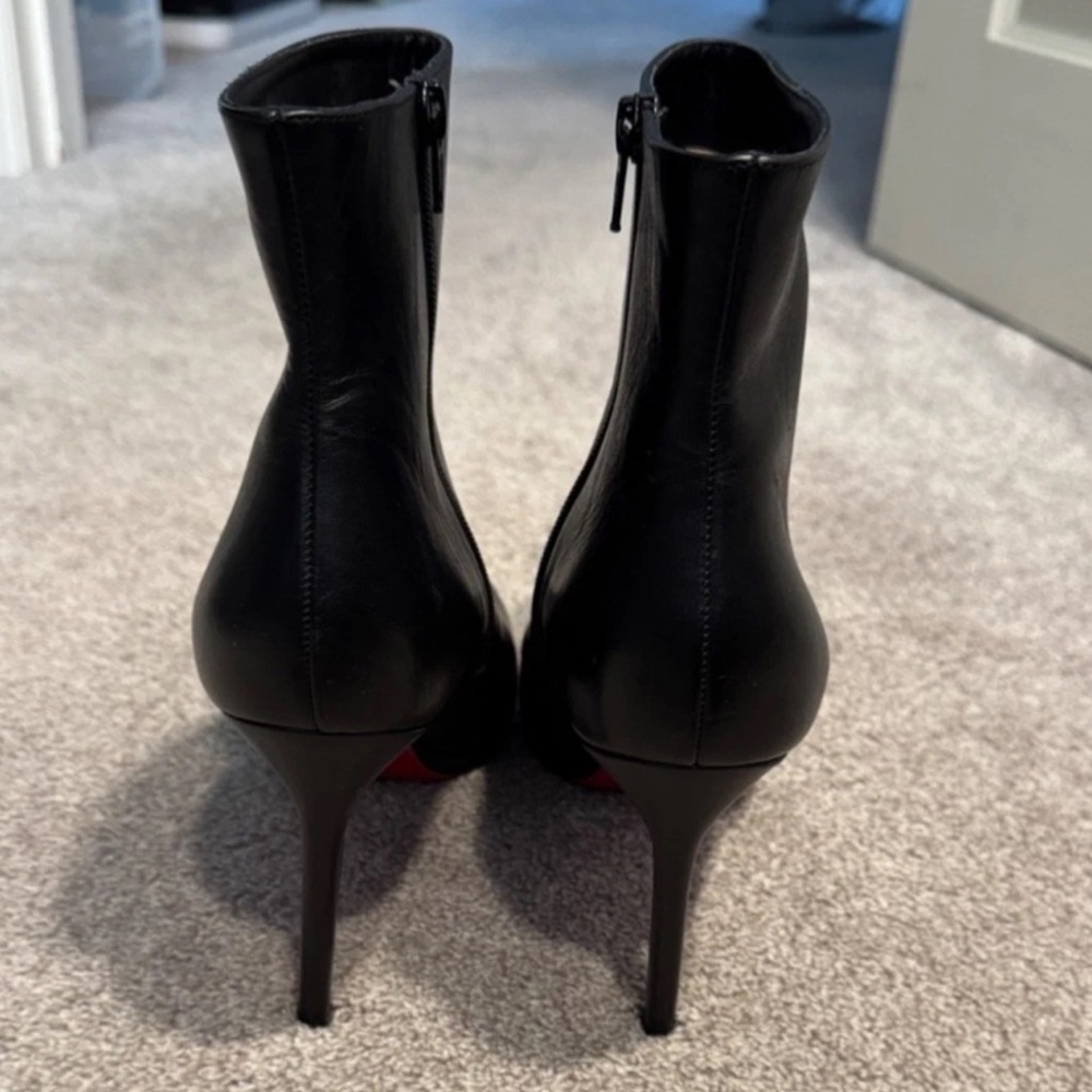 Louboutin  Black Stiletto Ankle Booties 40 - Picture 3 of 3